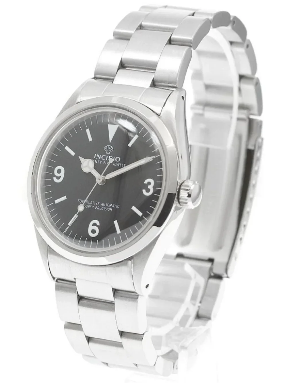 INCIPIO Super Precision Black Dial Automatic Men's Watch_968371